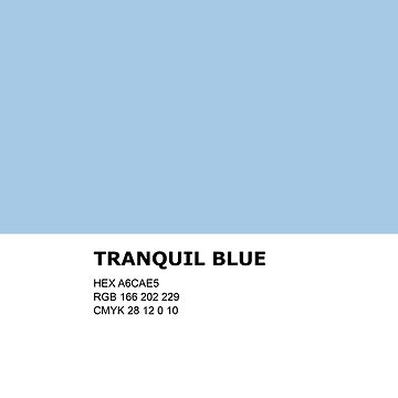 Tranquil Blue